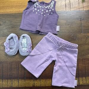 American Girl Doll l Isabelle GOTY PJ's Purple Pajamas Retired Complete NM